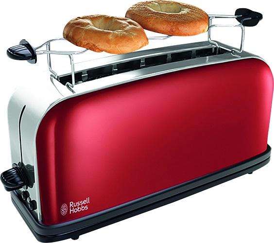 Russell Hobbs 2139156 Colours Plus 2 slice long slot toaster Red